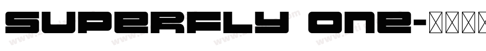SuperFly One字体转换